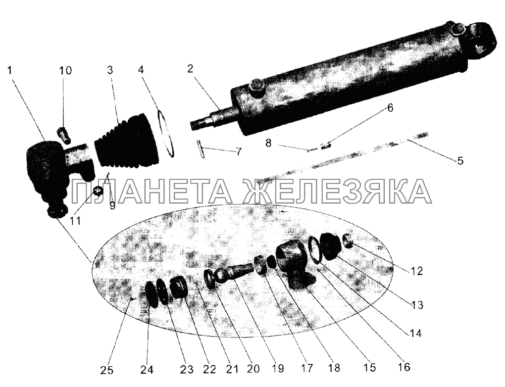 Цилиндр МАЗ-104